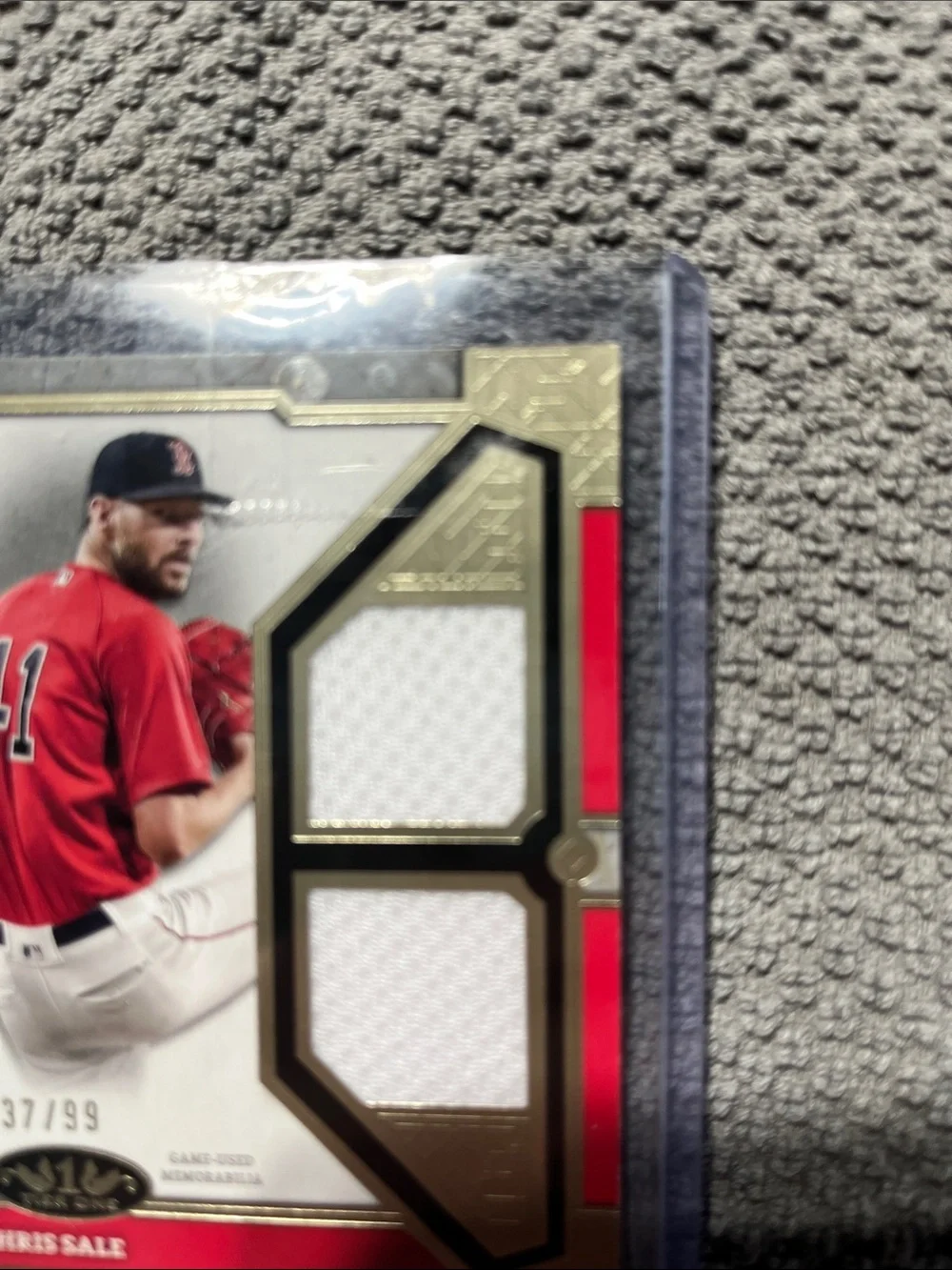 2023 Tier One Chris Sale Game-Used Memorabilia 37/99 #TIR-CS